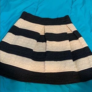 Black and Badge Skirt